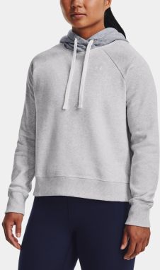 Mikina Under Armour Rival Fleece CB Hoodie - šedá