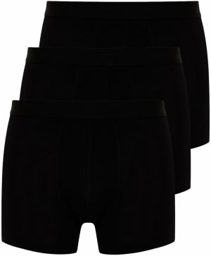 Trendyol Black Premium Bamboo Blend 3-Pack Basic Boxer