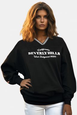 Trendyol Čierny Oversize/Široký Fit Pletený Sveter s Detailom Nápisu, Flísová Podšívka