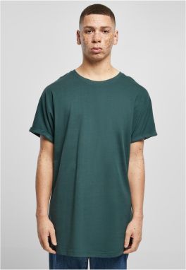 Men's Long Shaped Turnup T-Shirt - Green