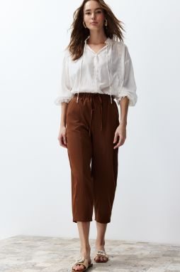 Trendyol Brown Harem/Shalwar Aerobin Woven Trousers
