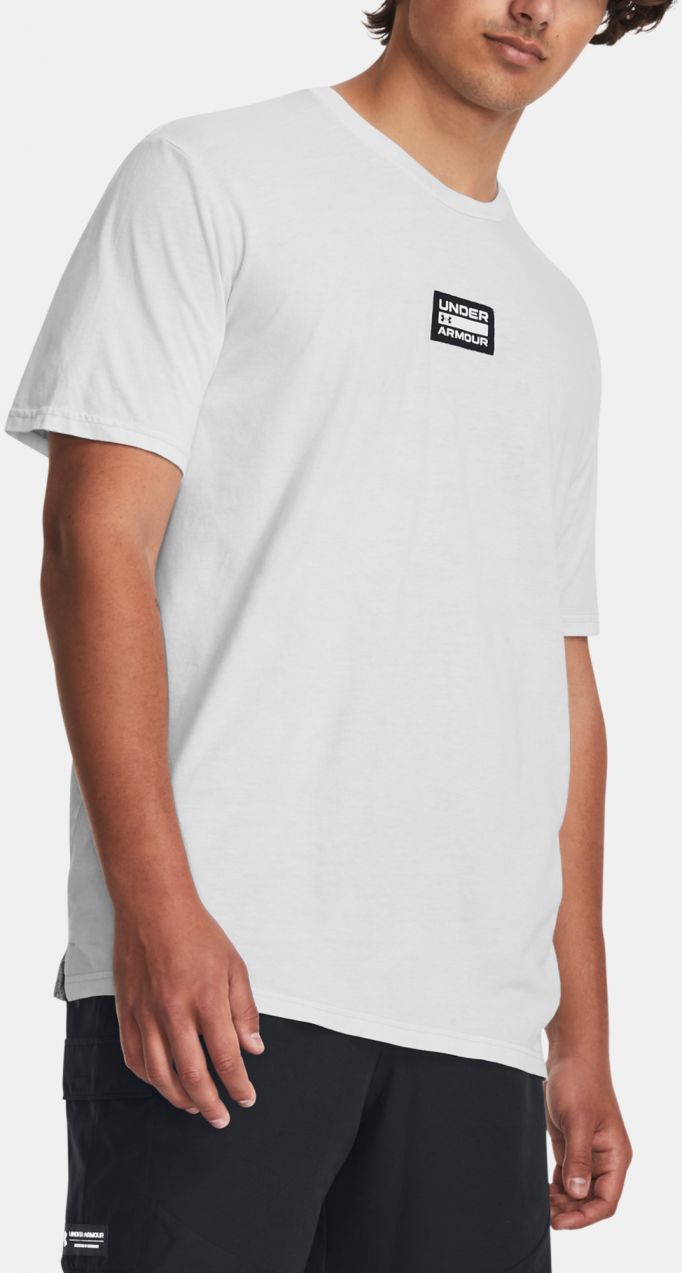 Svetlomodré tričko Under Armour UA ELEVATED CORE WASH SS
