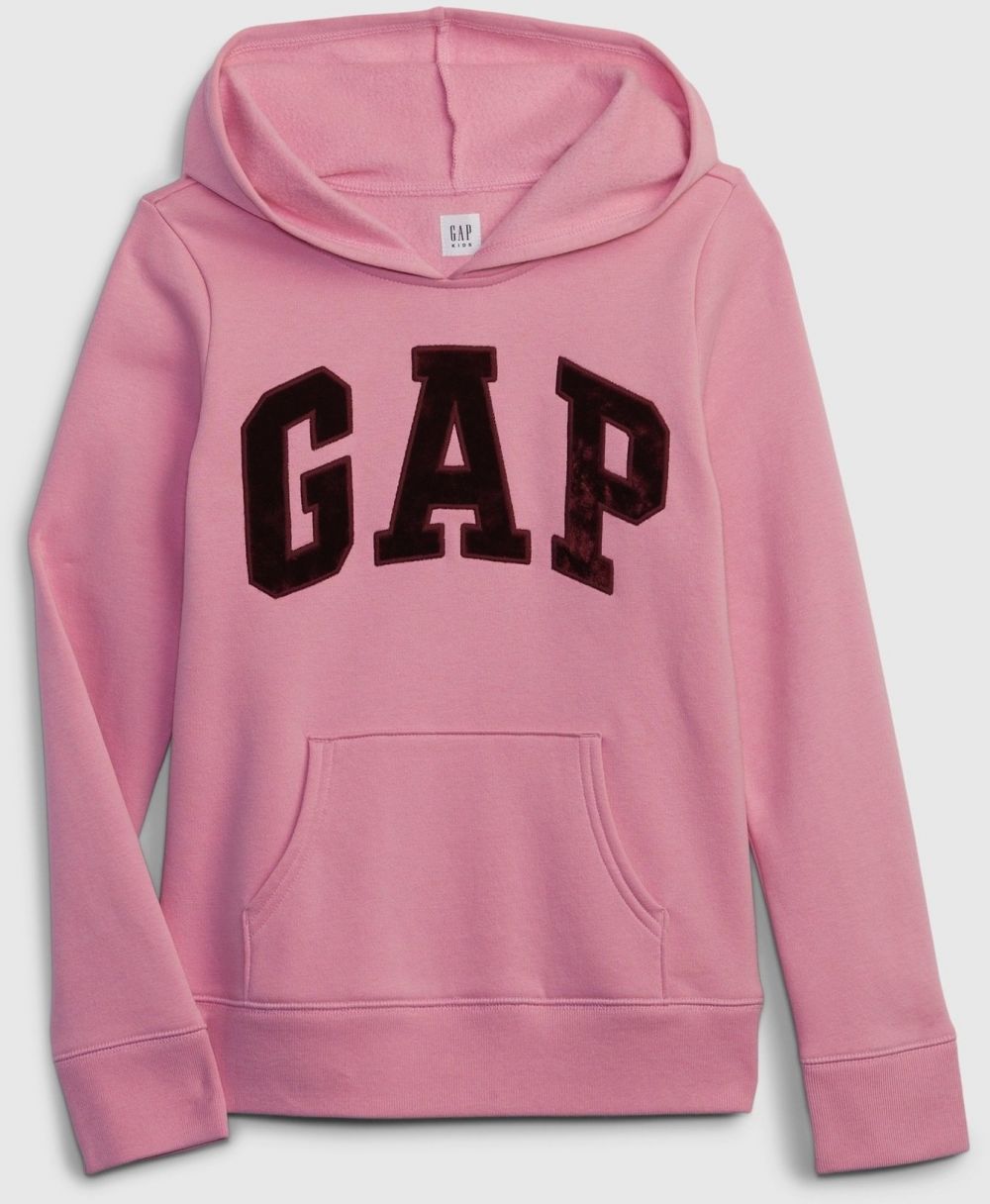Ružové dievčenské tepláky s logom GAP