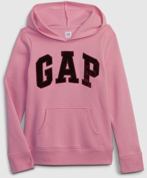 Ružové dievčenské tepláky s logom GAP