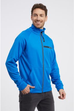 Modrá pánska mikina na zips SAM 73 Darth