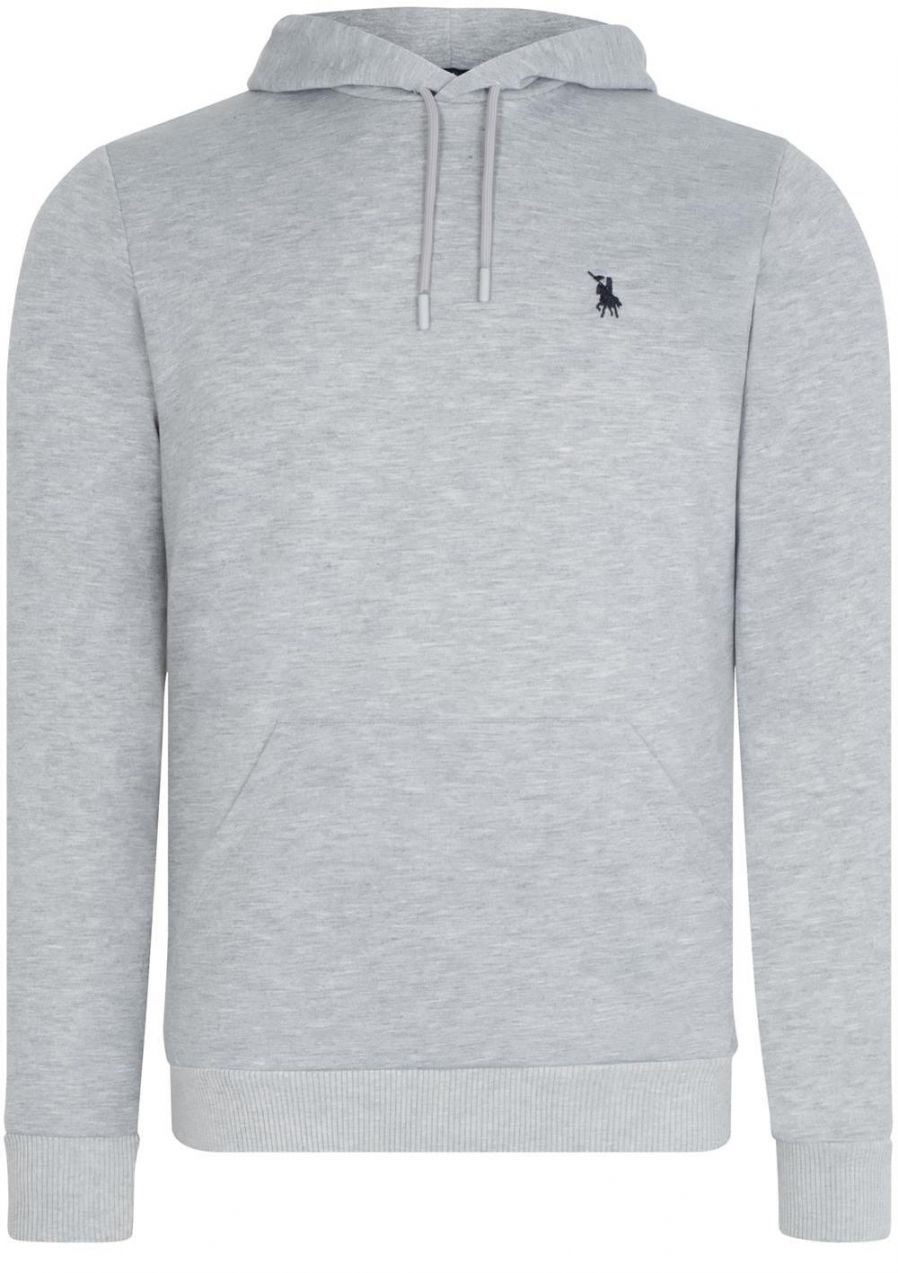 V4011 DEWBERRY MEN'S HOODED SWEATSHIRT-GREY