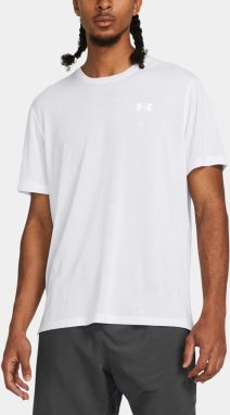 Biele športové tričko Under Armour UA LAUNCH SPLATTER SS