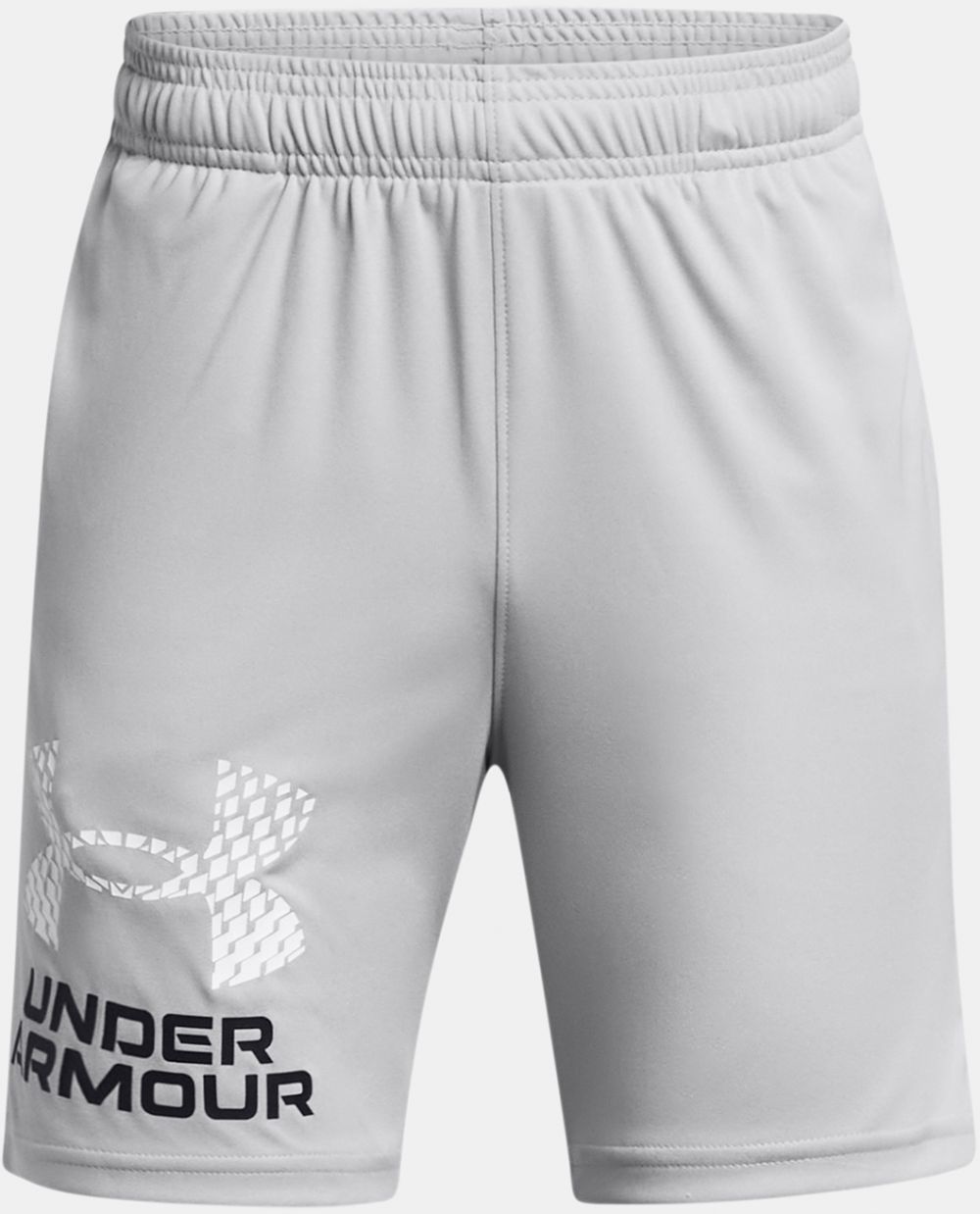 Svetlosivé športové kraťasy Under Armour UA Tech Logo Shorts