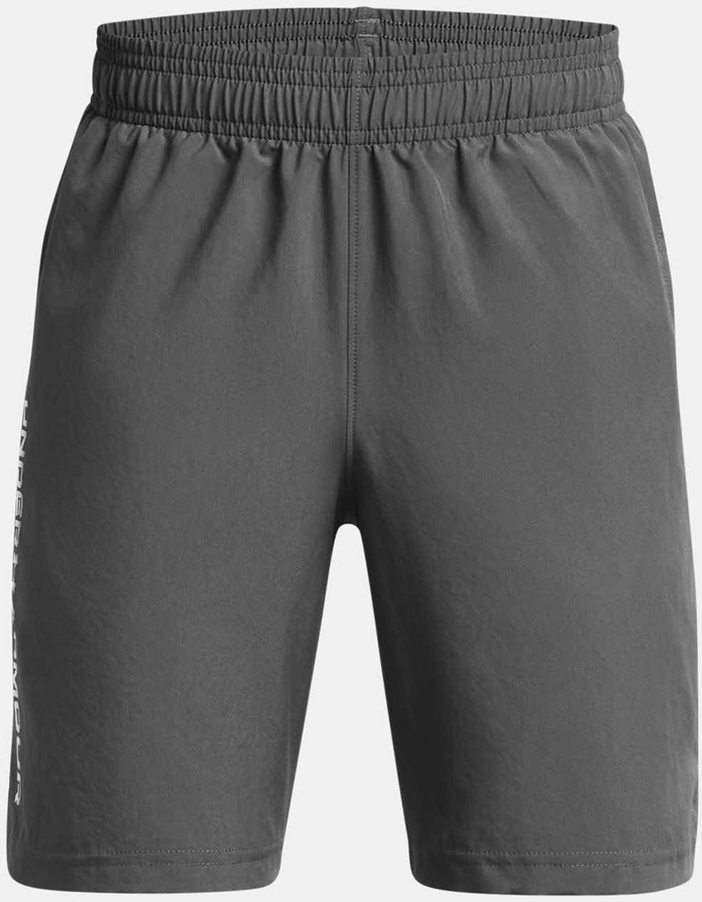 Šedé chlapčenské kraťasy Under Armour UA Woven Wdmk