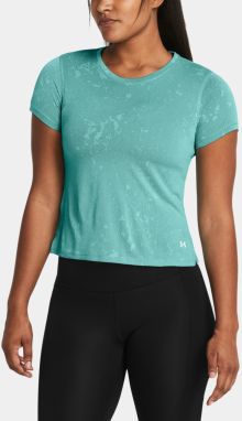 Tyrkysové športové tričko Under Armour UA Launch Splatter SS