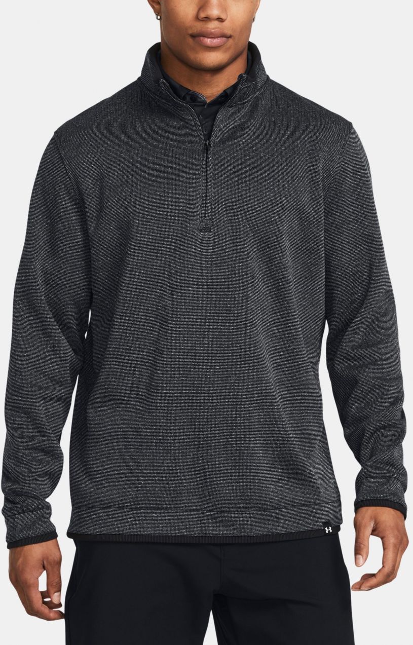 Tmavosivá pánska športová mikina Under Armour UA Storm SweaterFleece QZ LB