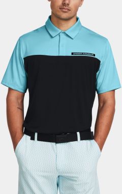 Svetlomodré športové polo tričko Under Armour UA T2G Color Block Polo
