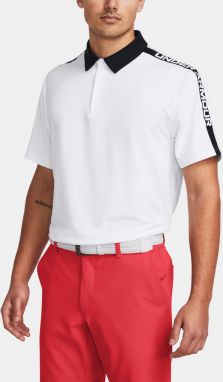 Biele pánske športové polo tričko Under Armour UA Playoff 3.0 Striker Polo
