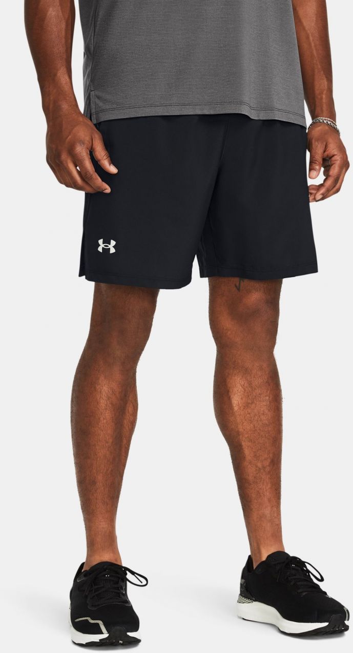 Čierne športové kraťasy Under Armour UA LAUNCH 7'' SHORTS