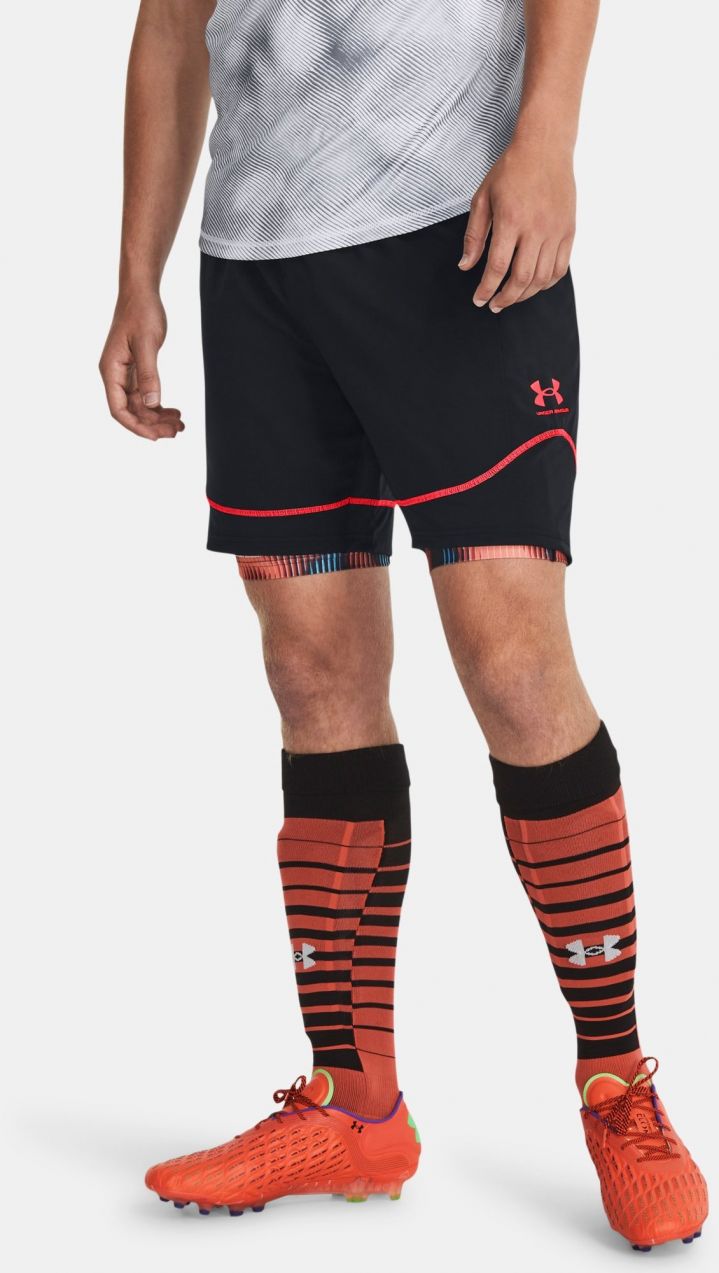 Čierne pánske športové kraťasy Under Armour UA M's Ch. Pre Train Short