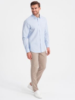 Ombre REGULAR cotton classic shirt - blue
