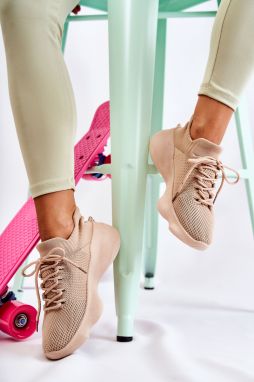 Nasúvacia dámska športová obuv Dalmiro Beige