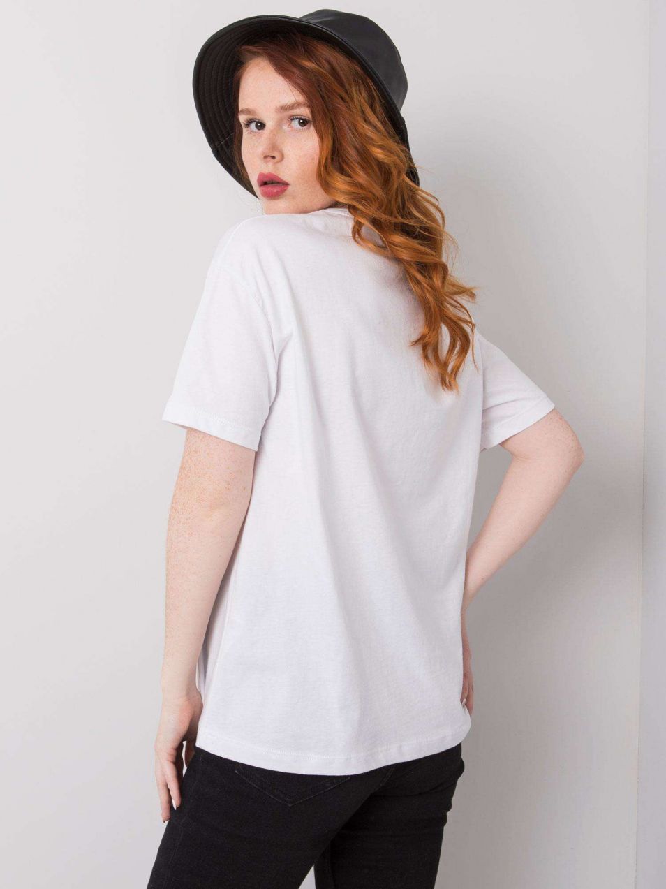 White cotton T-shirt Madelyn