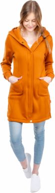 Dámska predĺžená mikina GLANO - oranžová