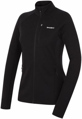 Women's merino wool sweatshirt HUSKY Alou L black