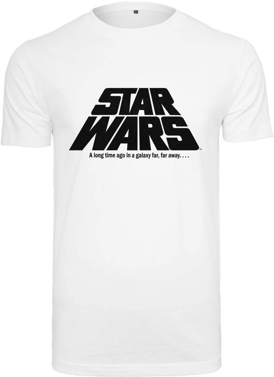 White T-shirt with the original Star Wars logo