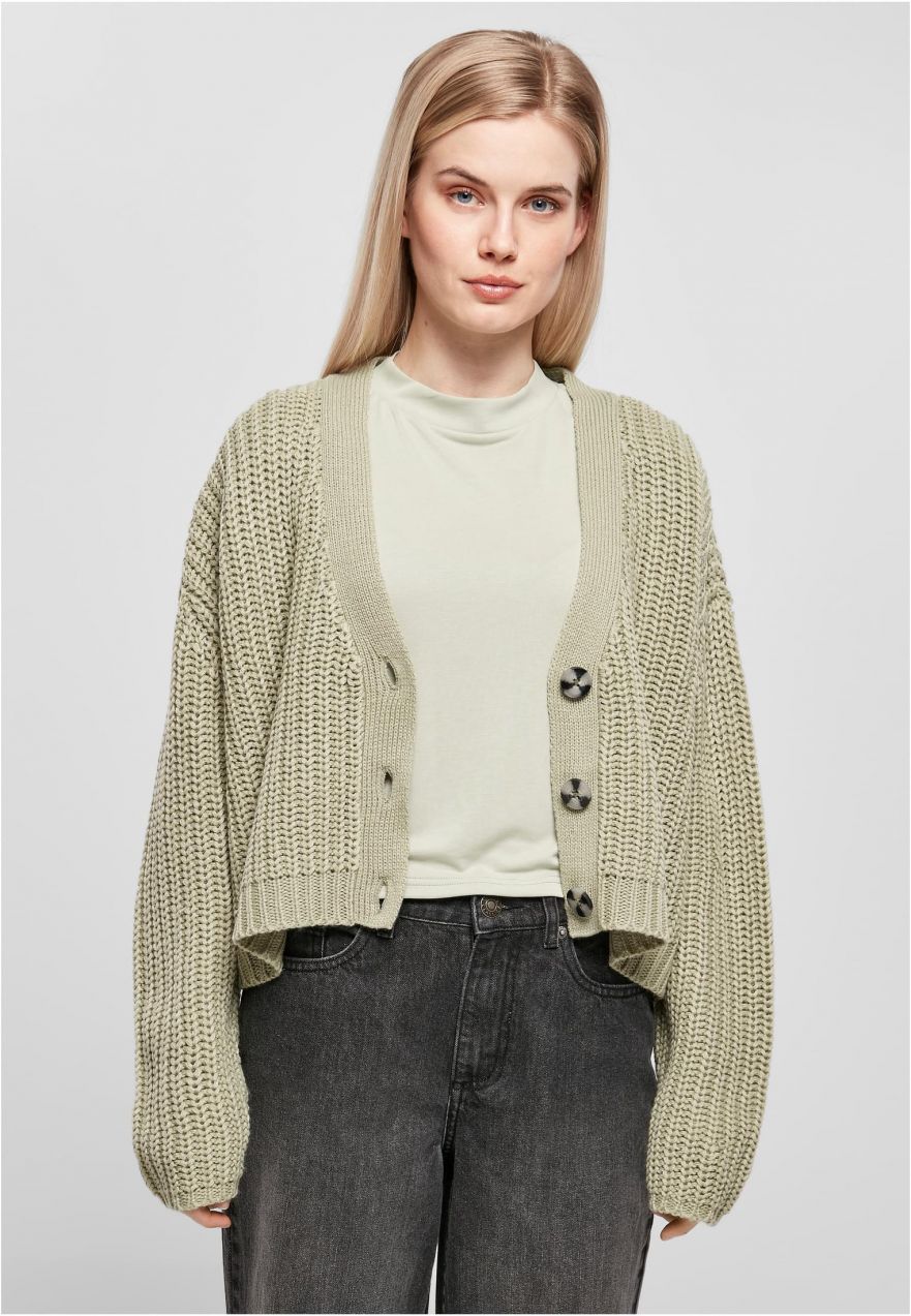 Women's Oversized Cardigan - Green