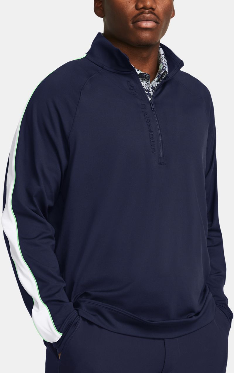 Tmavomodrá pánska športová mikina Under Armour UA Storm Midlayer HZ-BLU