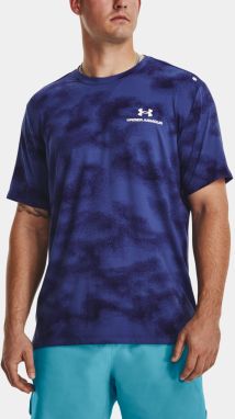 Tmavomodré športové tričko Under Armour UA Rush Energy Print SS