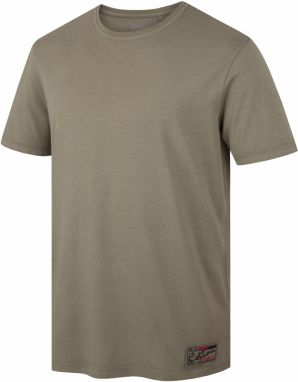 Men's cotton T-shirt HUSKY Tee Base M dark khaki