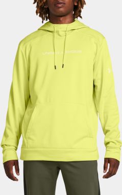 Žltá športová mikina Under Armour UA Armour Fleece Wordmark HD
