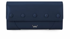 Tmavomodrá dámska kožená peňaženka VUCH Tosca Blue