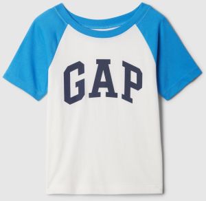 Bielo-modré chlapčenské tričko s logom GAP
