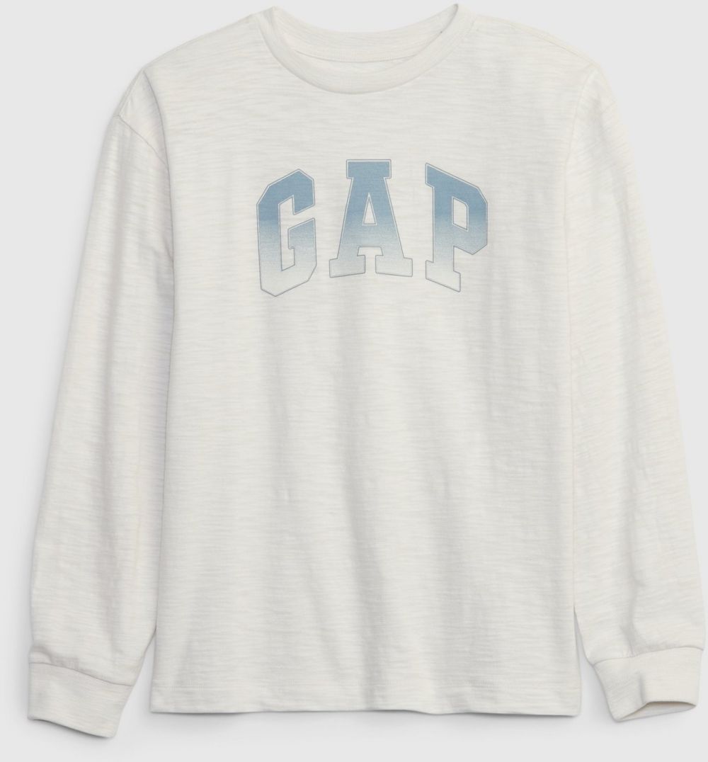 Biele chlapčenské tričko s logom GAP