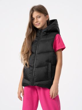 Girls' quilted vest