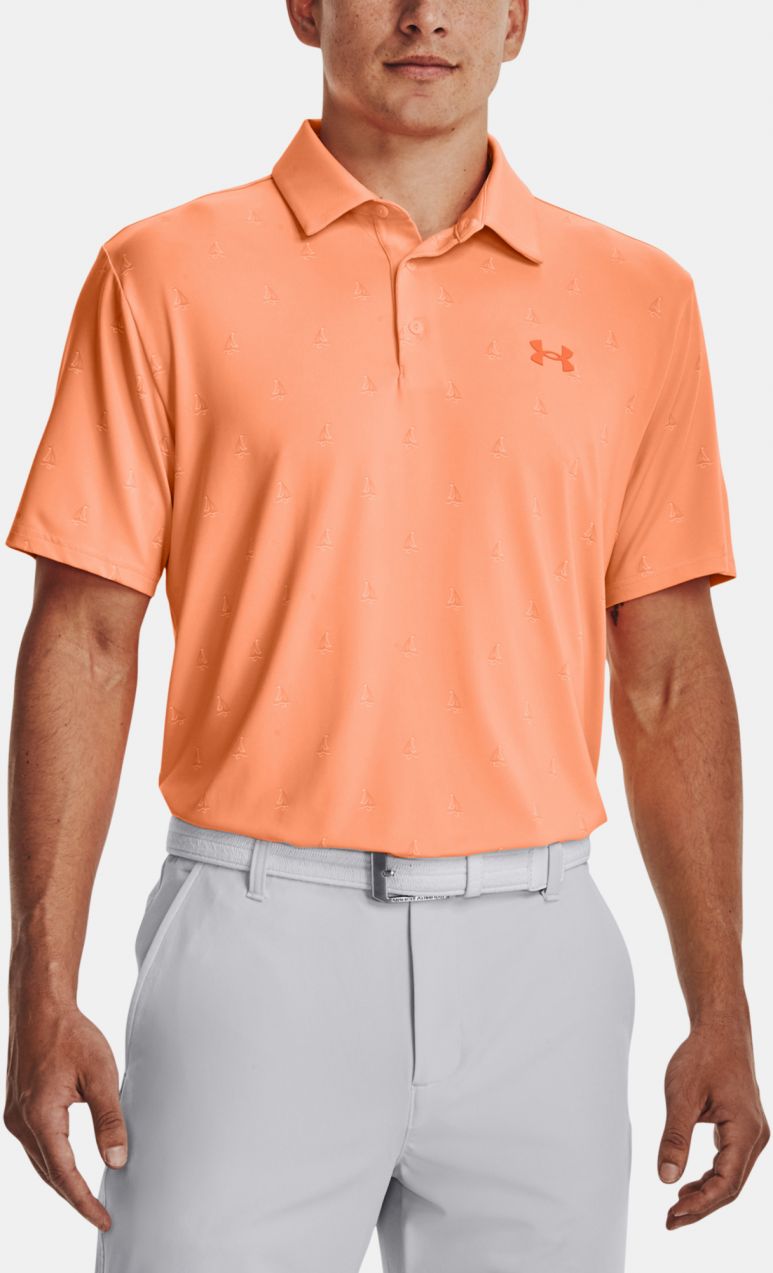 Oranžové pánske športové polo tričko Under Armour Playoff 3.0