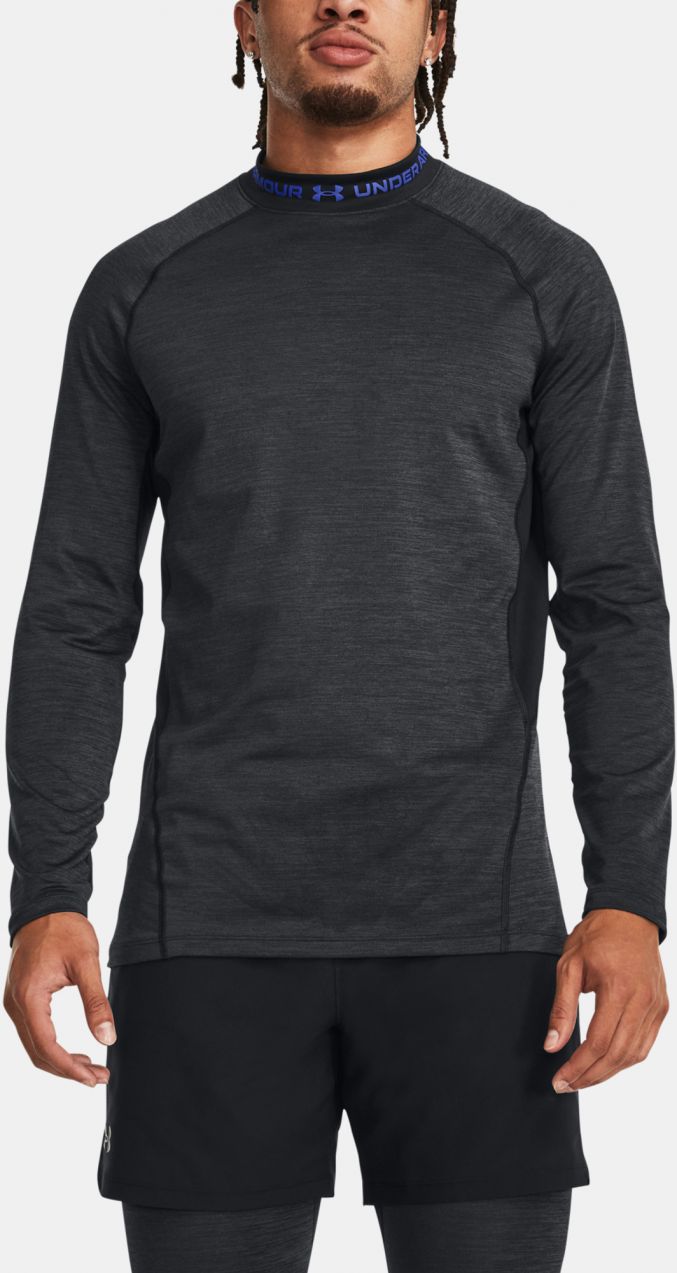 Čierne športové tričko Under Armour UA CG Armour Twist Mock