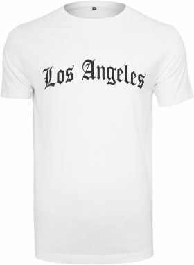 Tričko s nápisom Los Angeles, biele