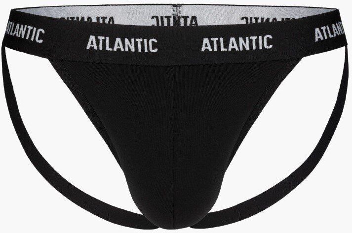 Pánske slipy Jockstrap ATLANTIC - čierne