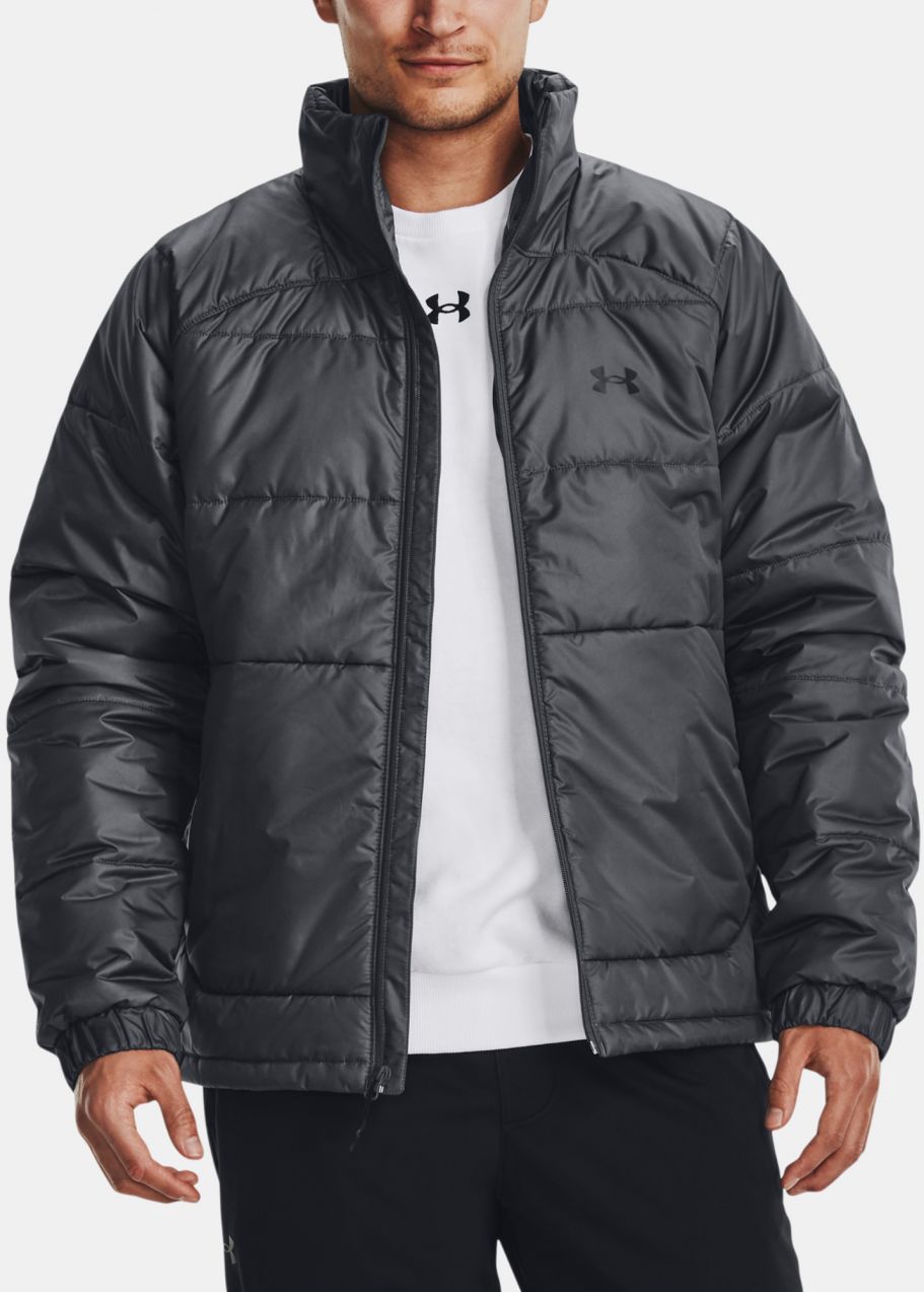 Šedá prešívaná zimná bunda Under Armour UA STRM INS JKT