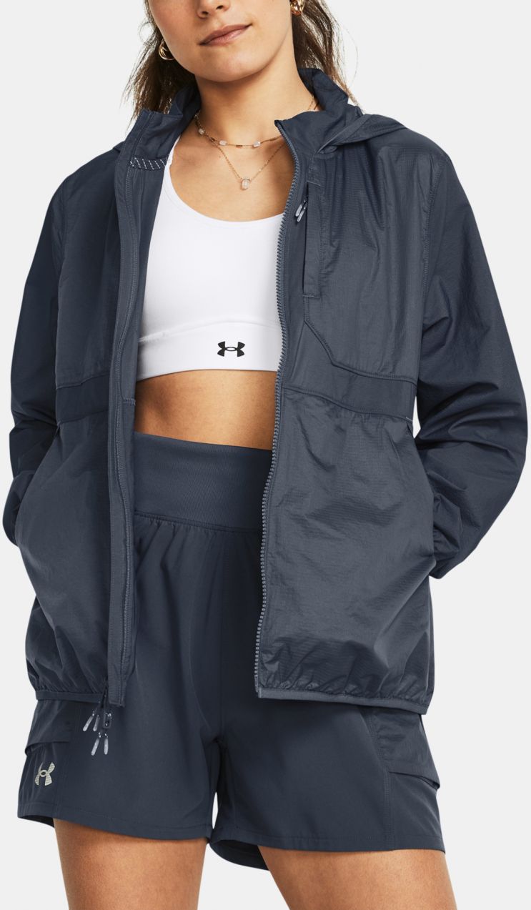 Šedá dámska športová bunda Under Armour UA Trail Run
