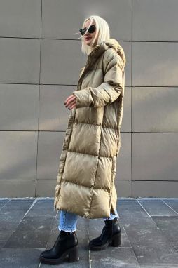 Madmext Mad Girls khaki dlhá páperová bunda