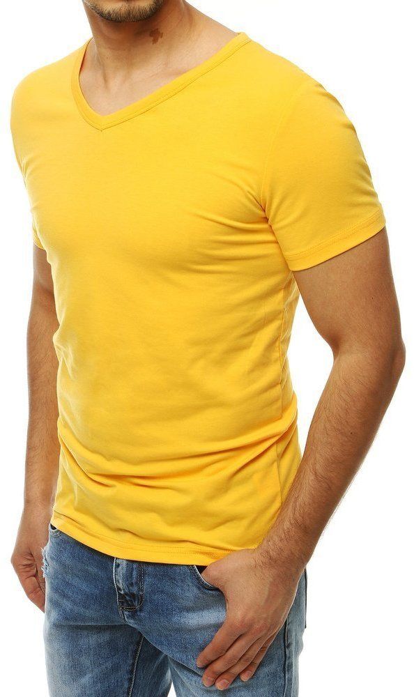 Yellow men's T-shirt RX4115