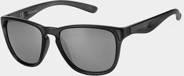 Sunglasses with Mirror Coating Unisex 4F - Black