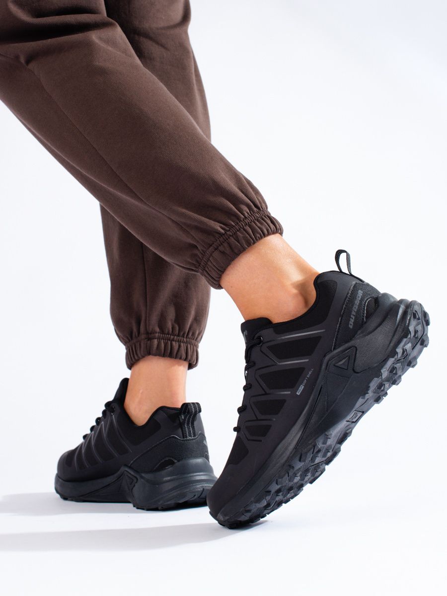 Black trekking shoes for women DK Softshell