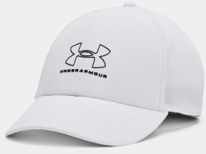 Biela šiltovka Under Armour Iso-chill Driver Mesh Adj