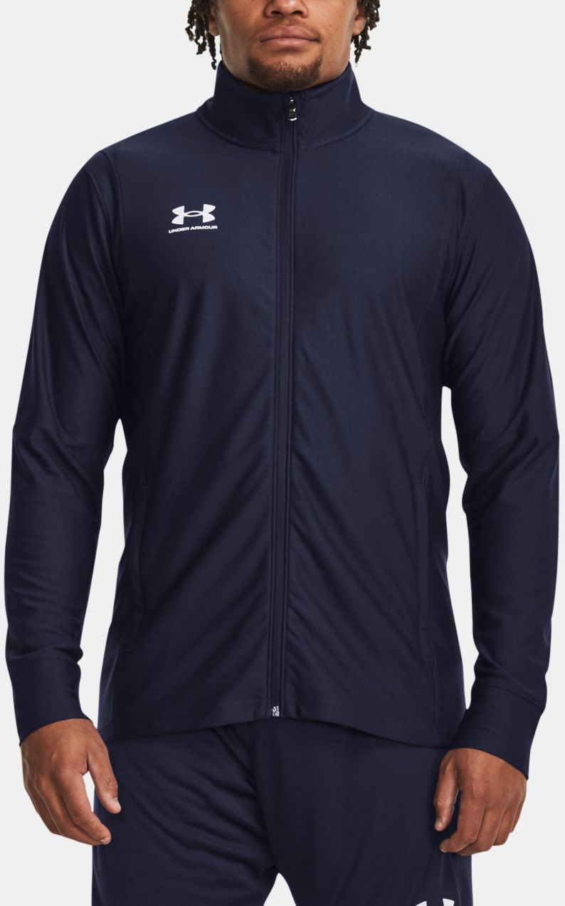 Tmavomodrá športová bunda Under Armour UA M's Ch. Track Jacket