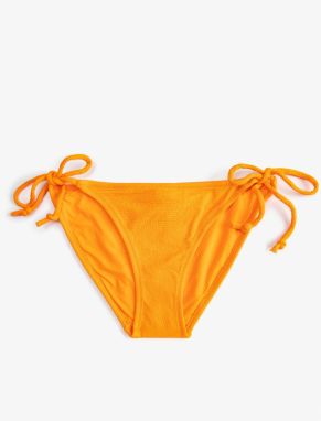 Koton Brazílske bikiny spodky základné textúrované kravaty po stranách.