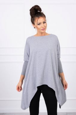 Blouse oversize grey