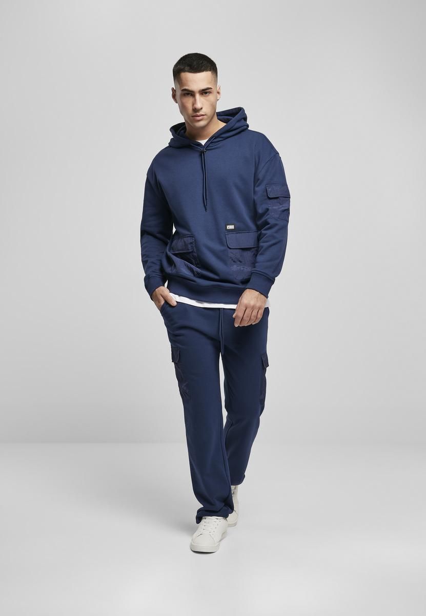 Dark blue commuter hood