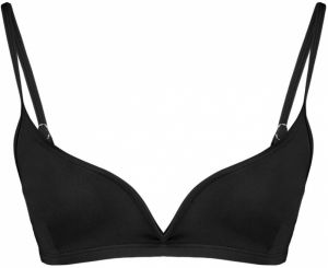 Trendyol Čierny Trojuholník V-Stringer Bikini Top